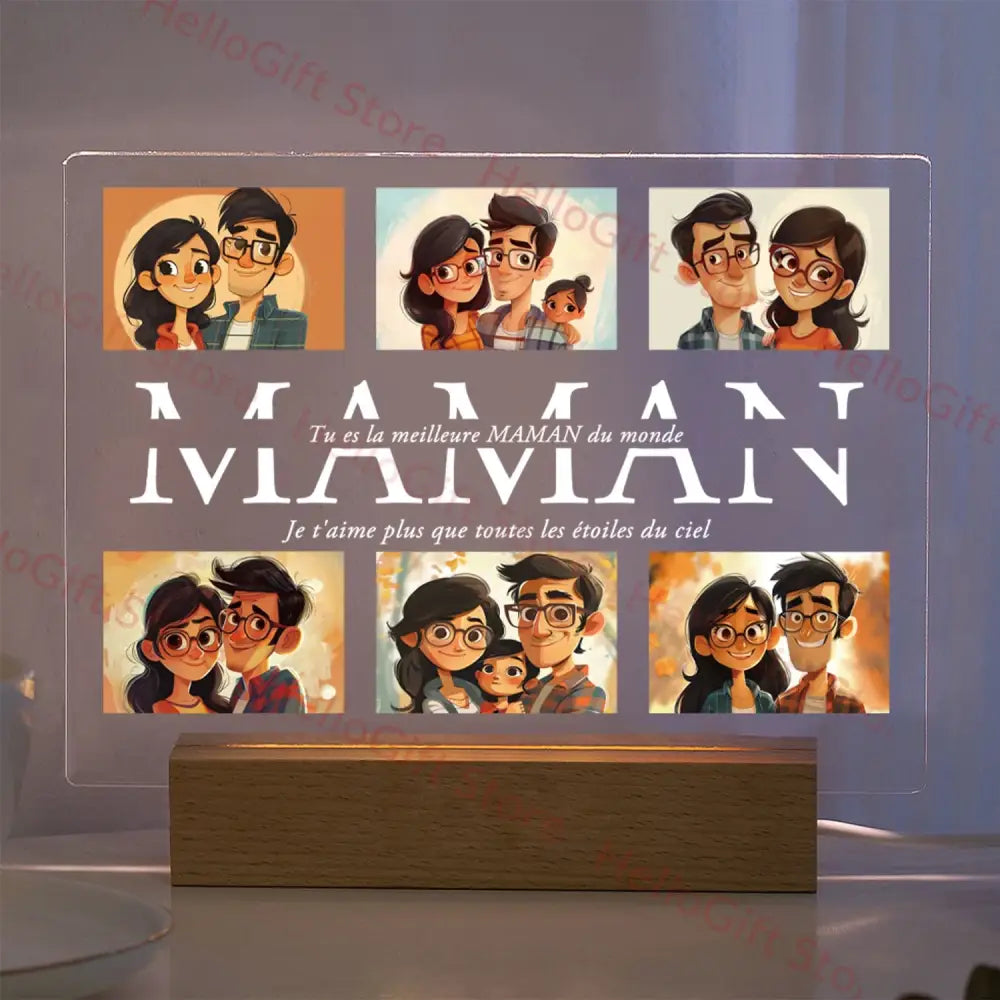 Custom Acrylic Photo Lamp
