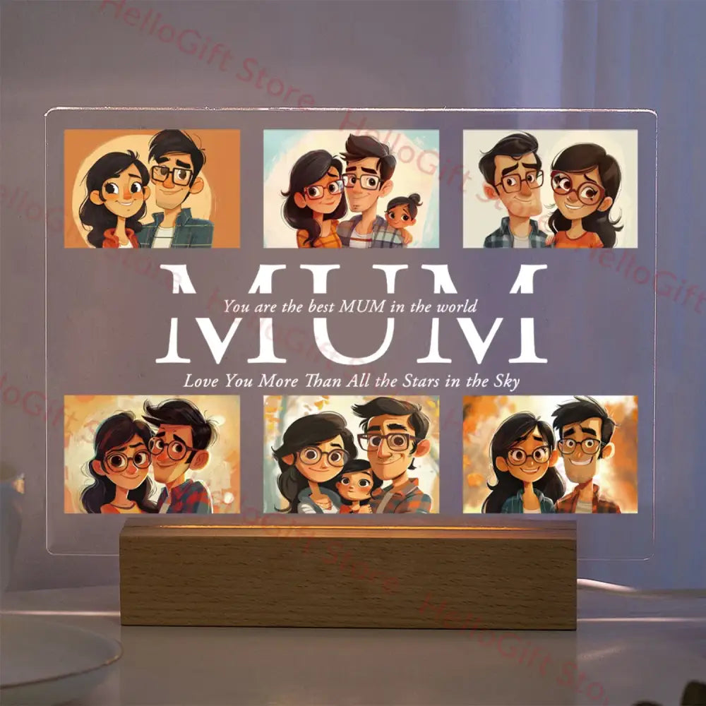 Custom Acrylic Photo Lamp
