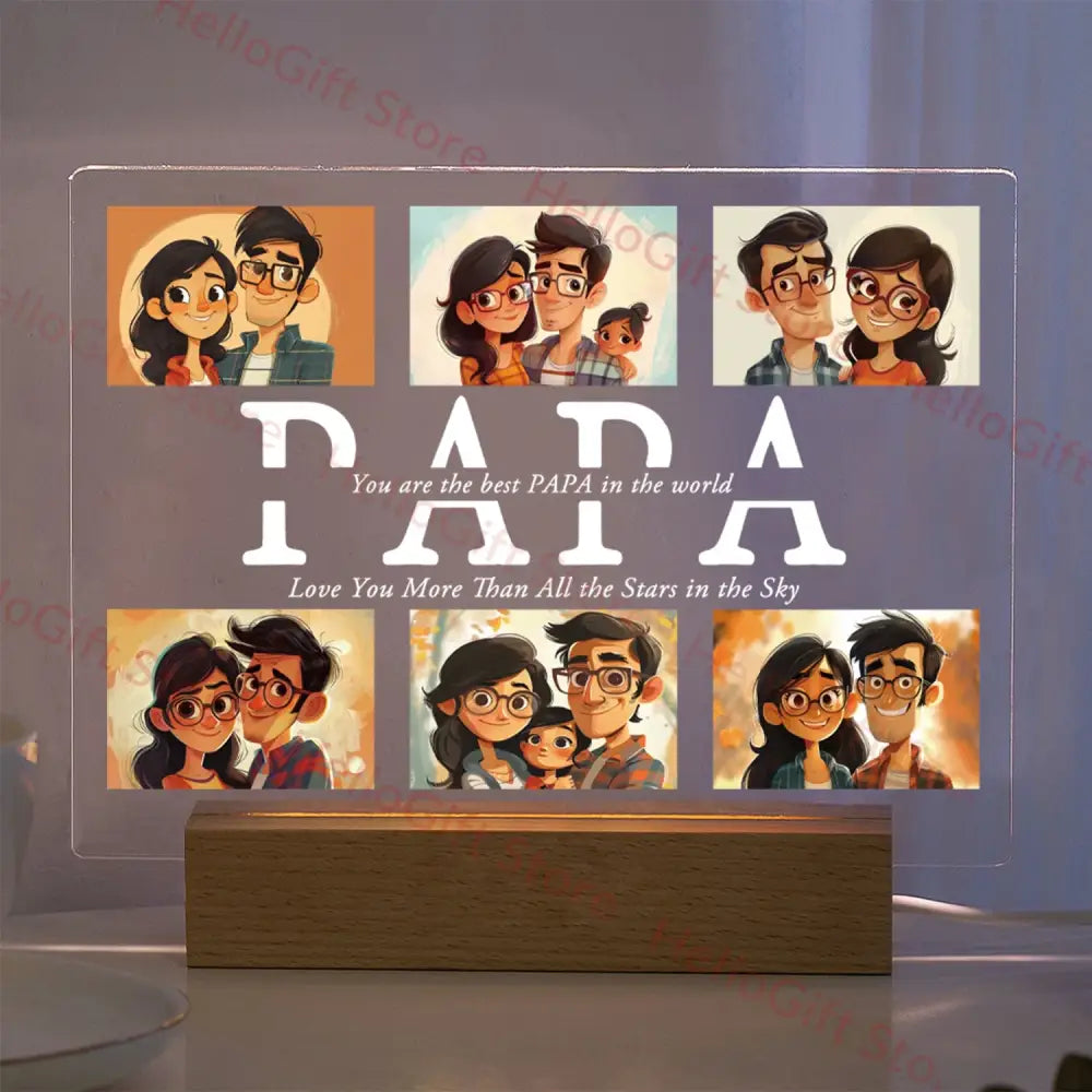 Custom Acrylic Photo Lamp