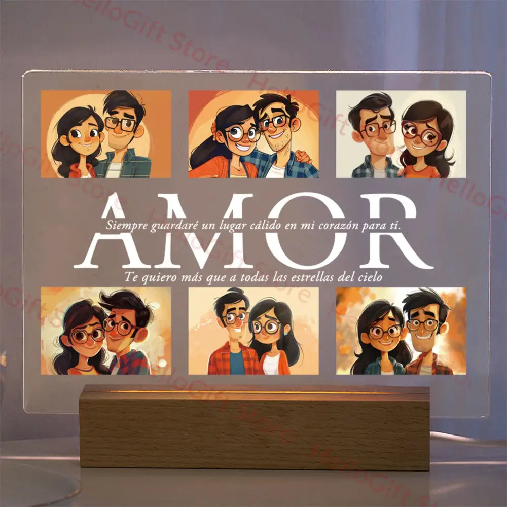 Custom Acrylic Photo Lamp