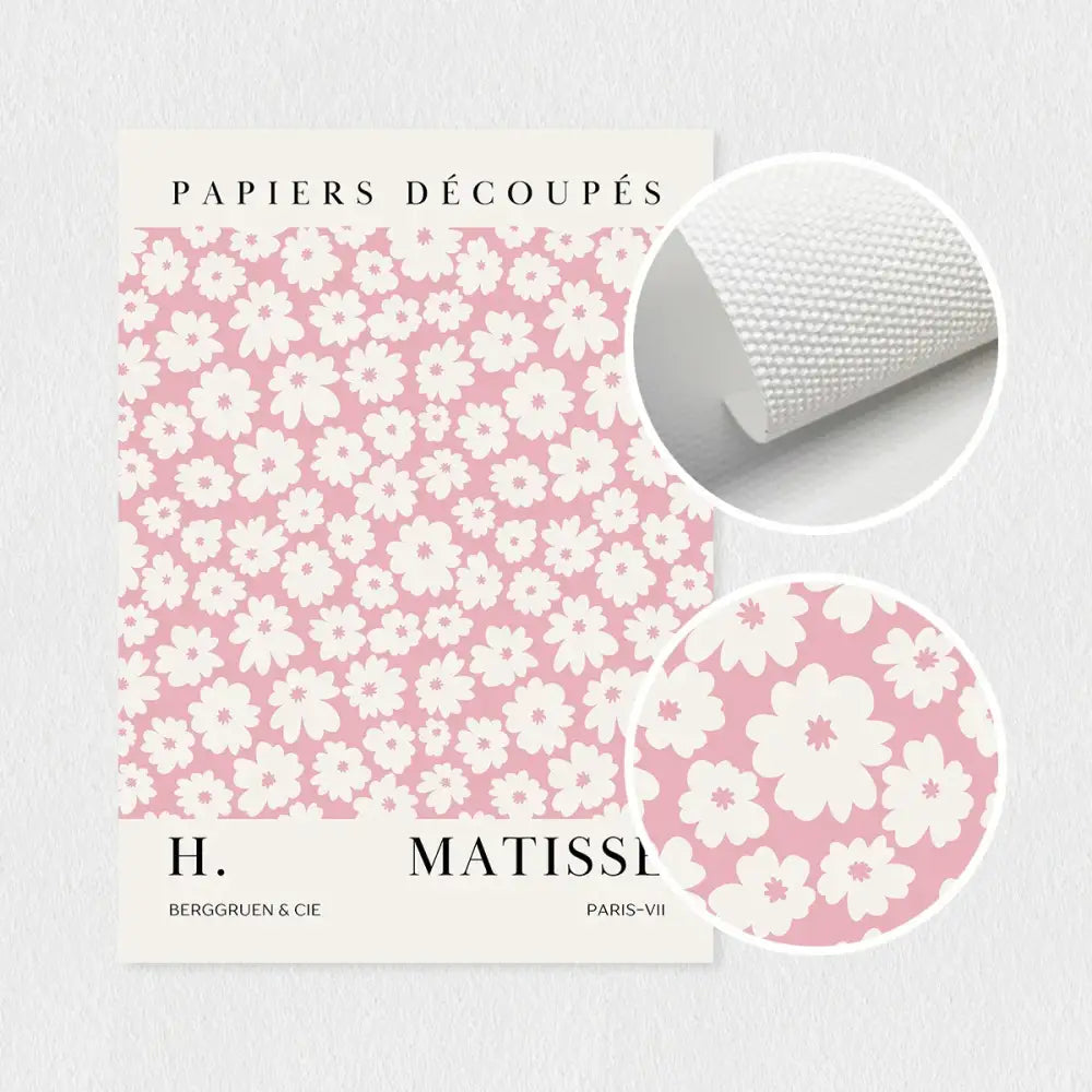 Pink Abstract Wall Art Set