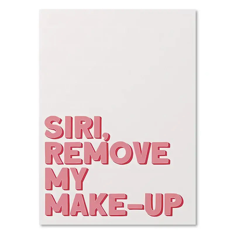 Pink Quote Art Set