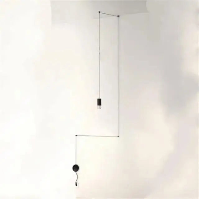Black Cylindrical Pendant Lights