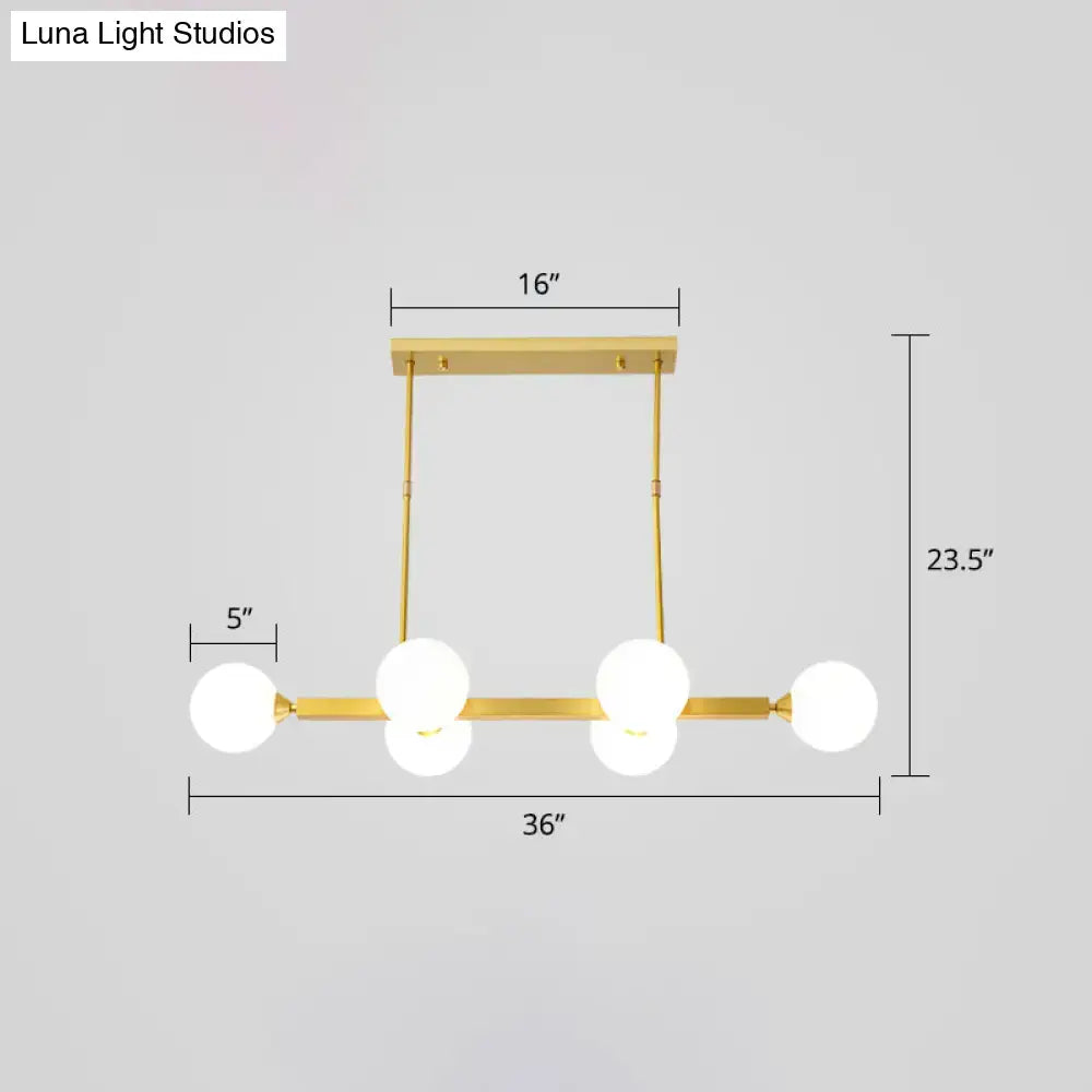 Black Opaline Island Light