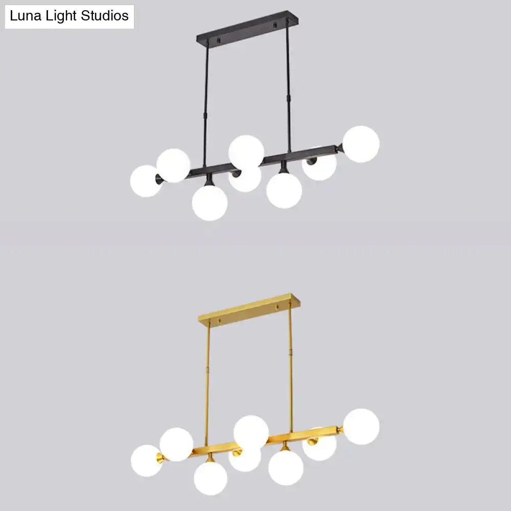 Black Opaline Island Light