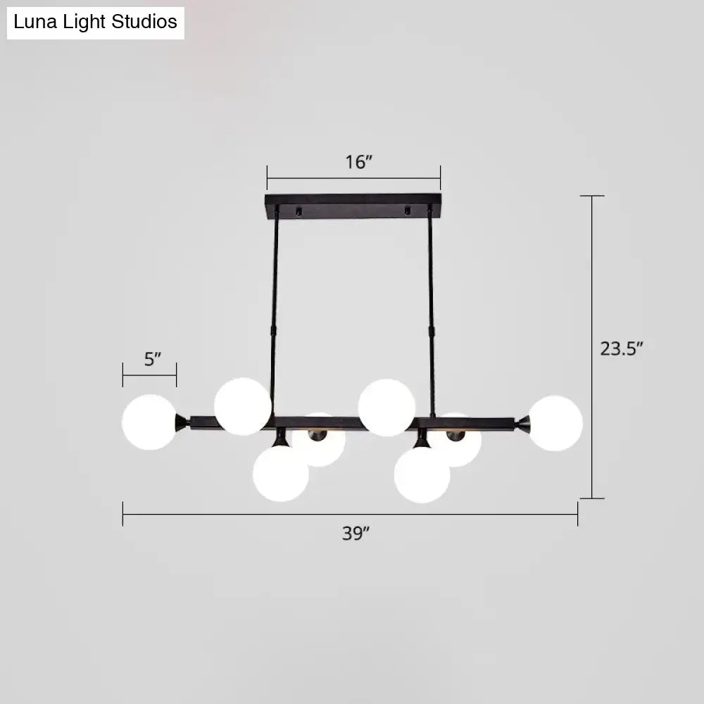 Black Opaline Island Light