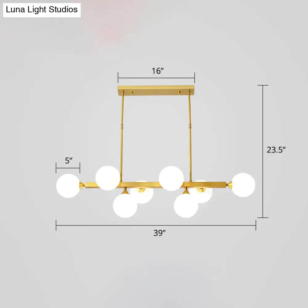 Black Opaline Island Light