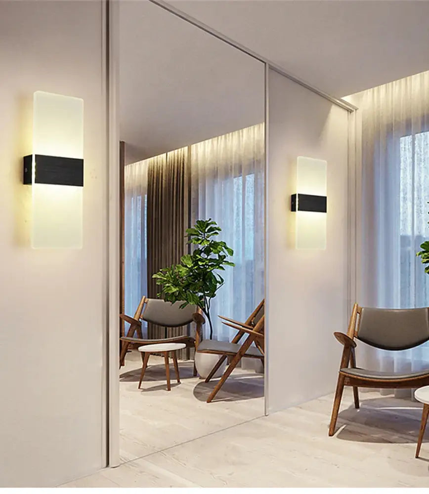 Black Rechargeable Wall Sconce