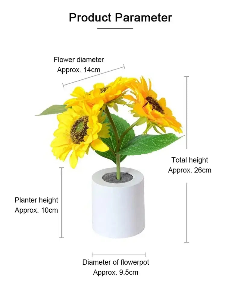 Yellow Blue LED Lamp