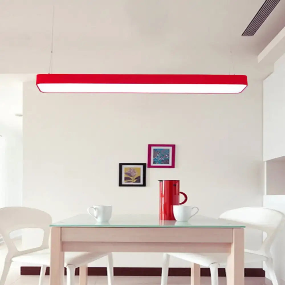 Red Rectangular LED Light