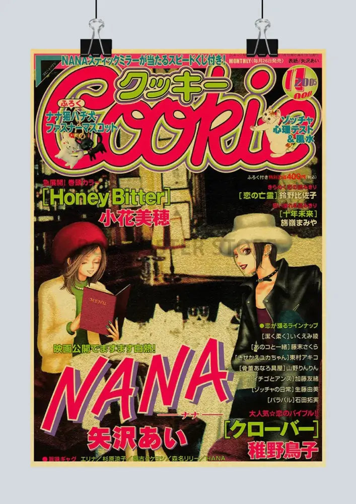 Red Yellow Anime Poster