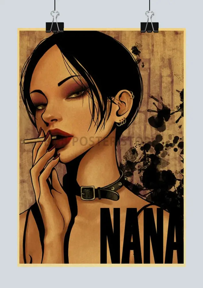 Red Yellow Anime Poster