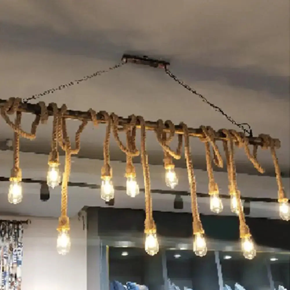 Hemp Rope Pendant Light