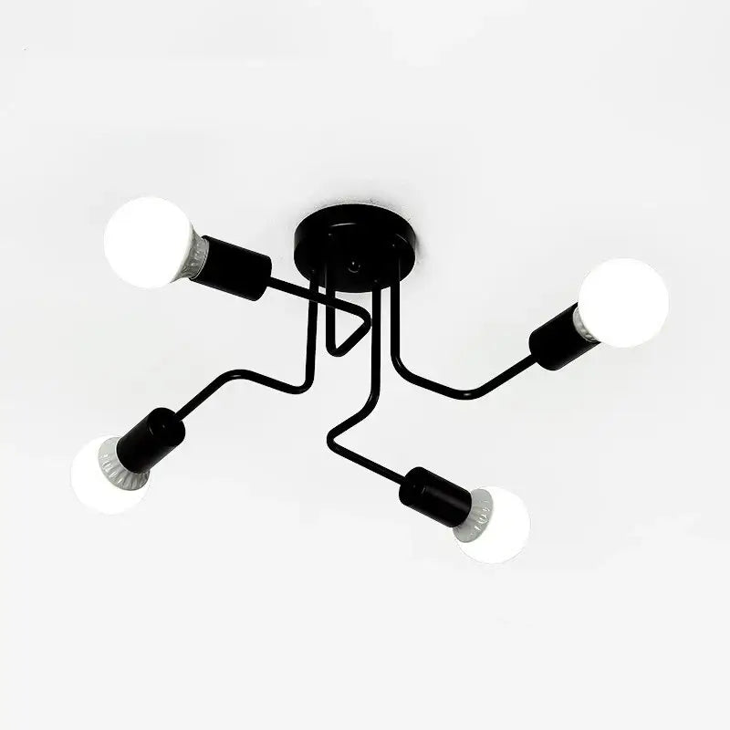 Wrought Iron Ceiling Fixture