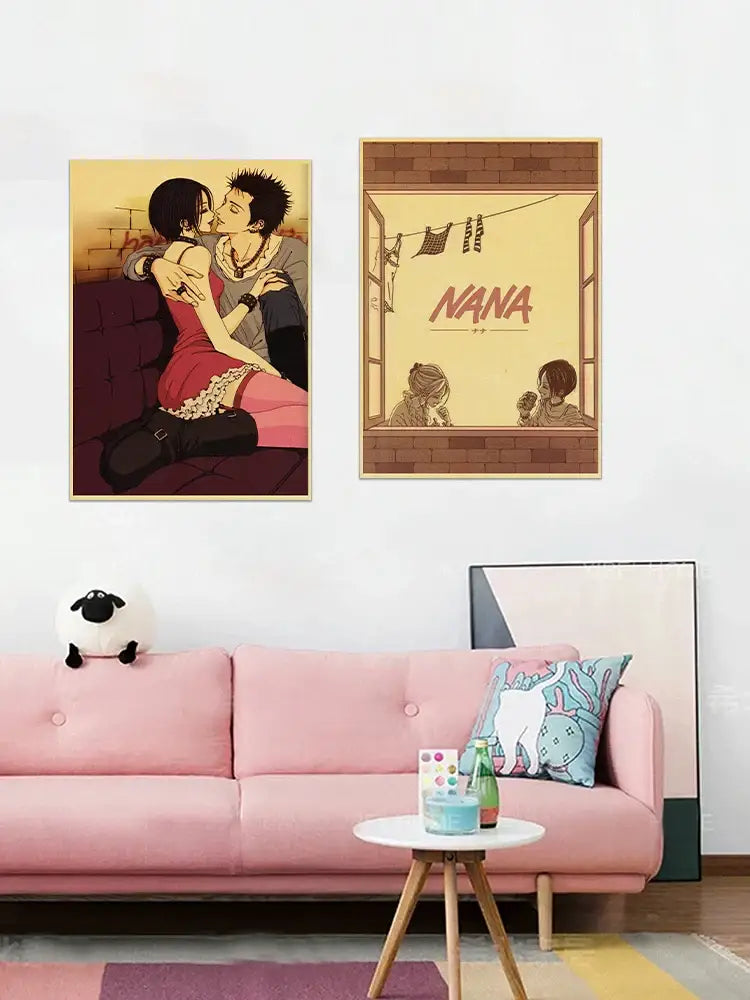Vintage Floral Wall Poster