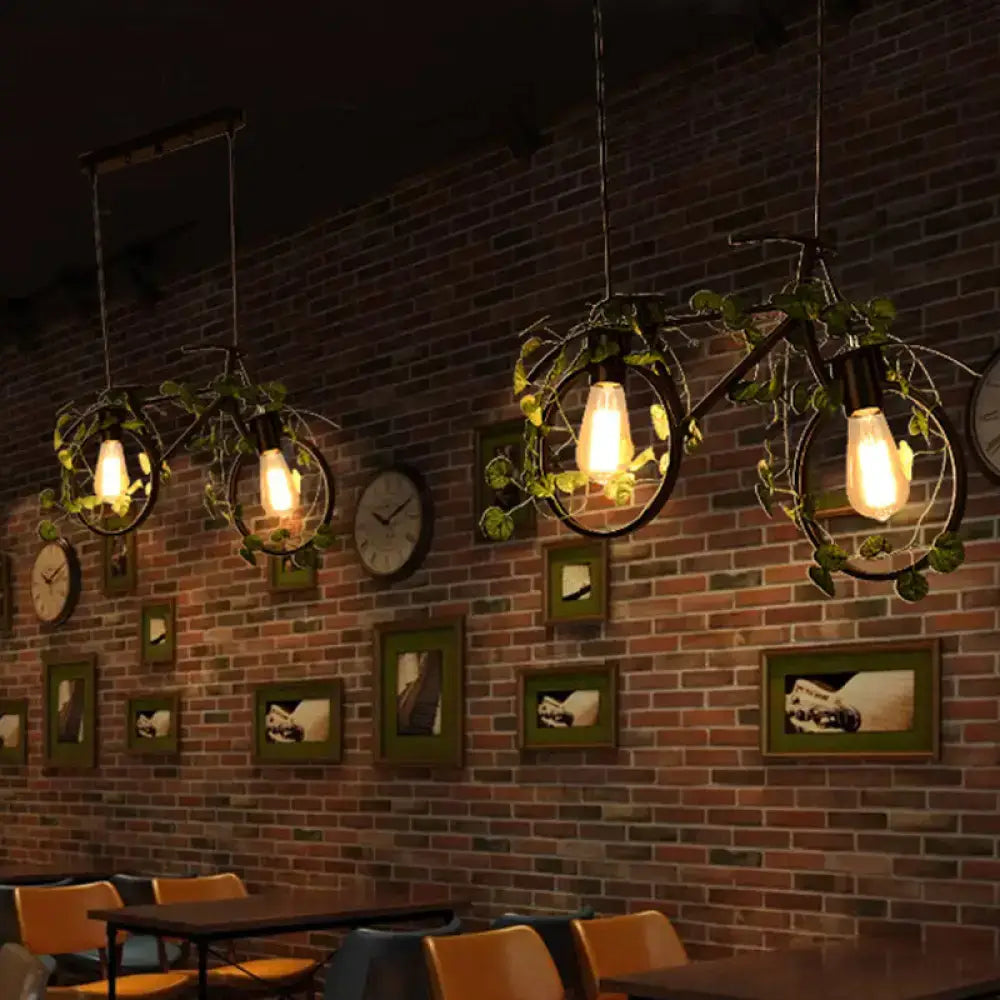 Black Bicycle Ceiling Light