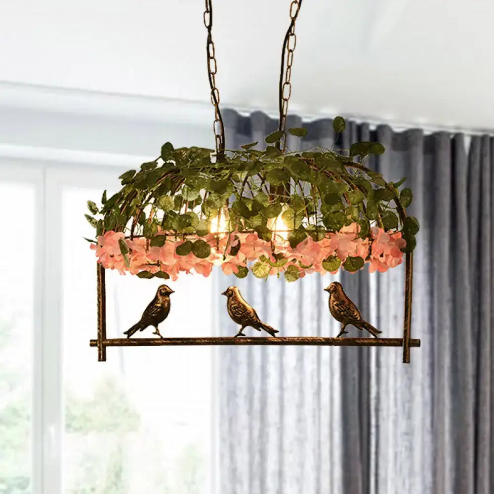 Brass Birdcage Ceiling Light