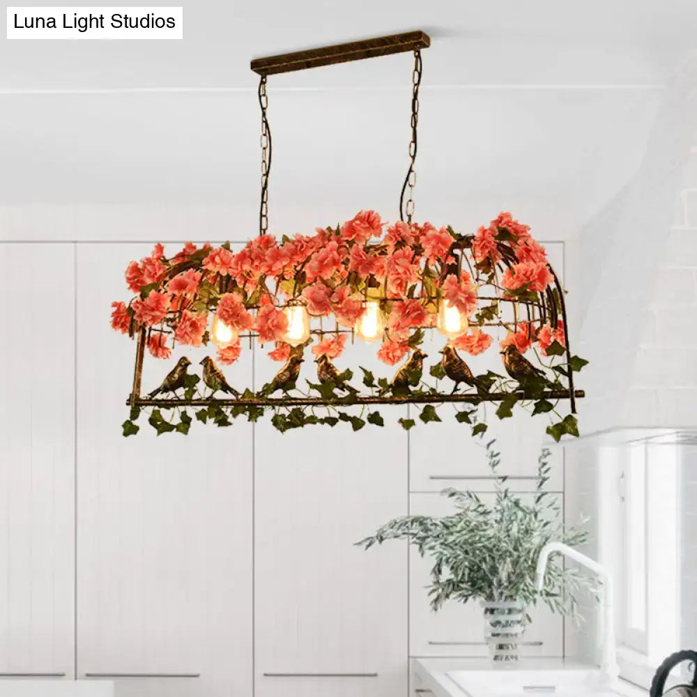 Brass Birdcage Ceiling Light