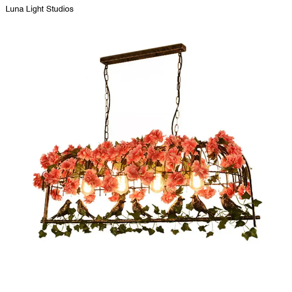 Brass Birdcage Ceiling Light
