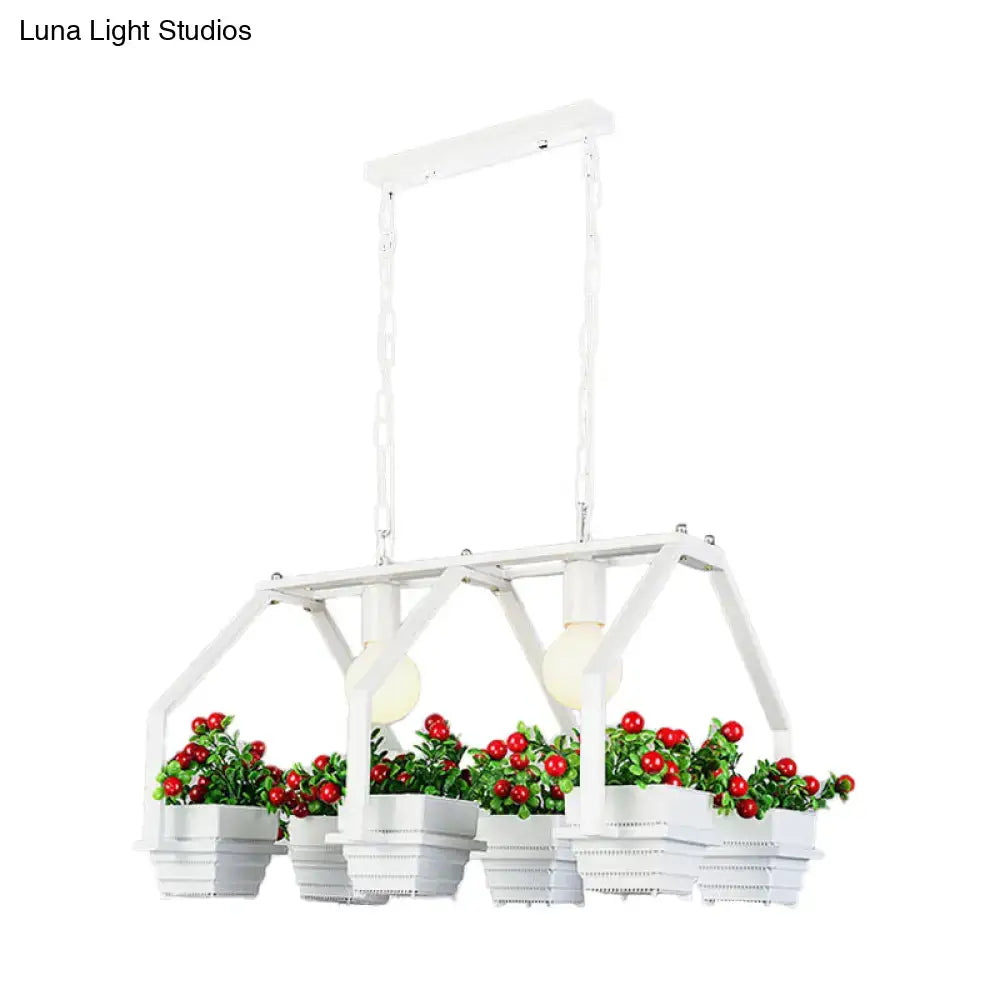White LED Planter Light