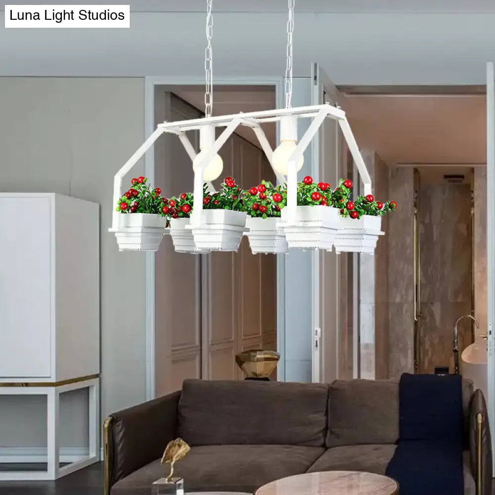 White LED Planter Light