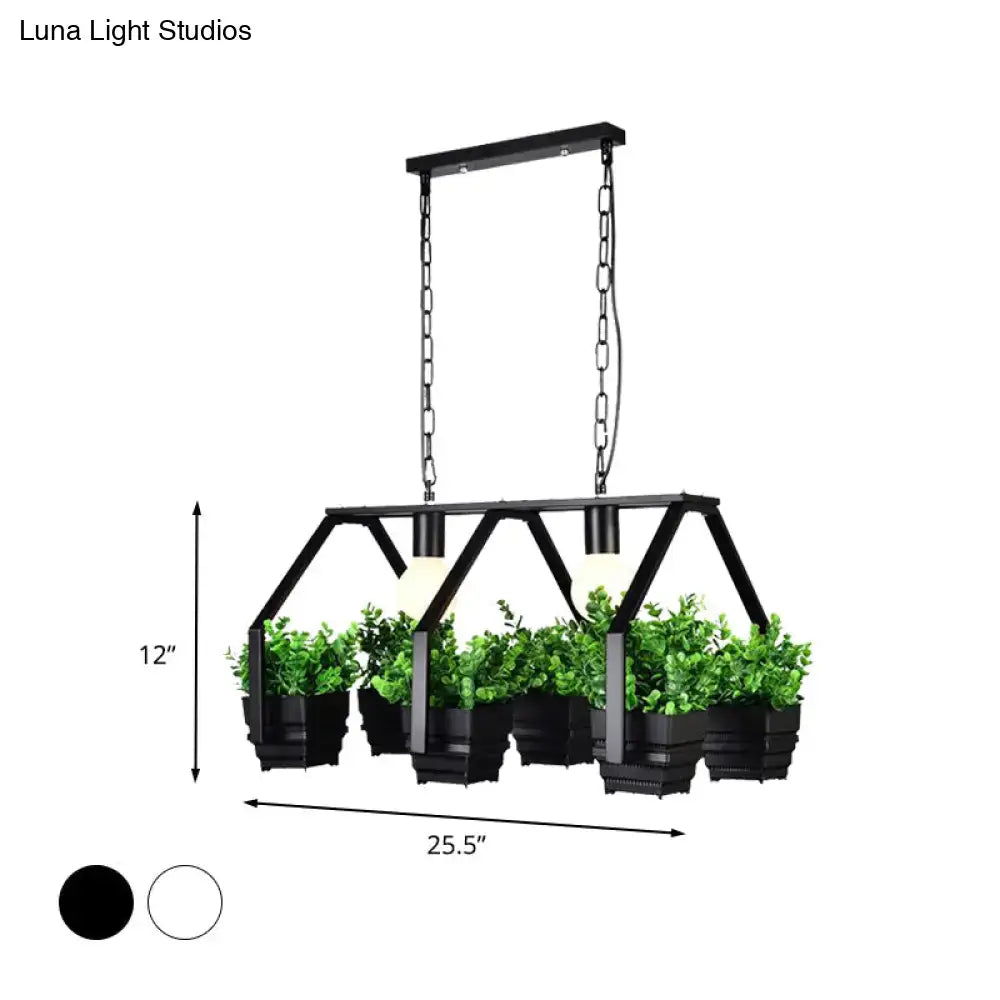 White LED Planter Light
