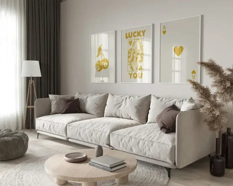 Retro Beige Wall Art