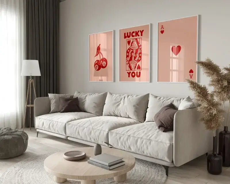 Retro Beige Wall Art