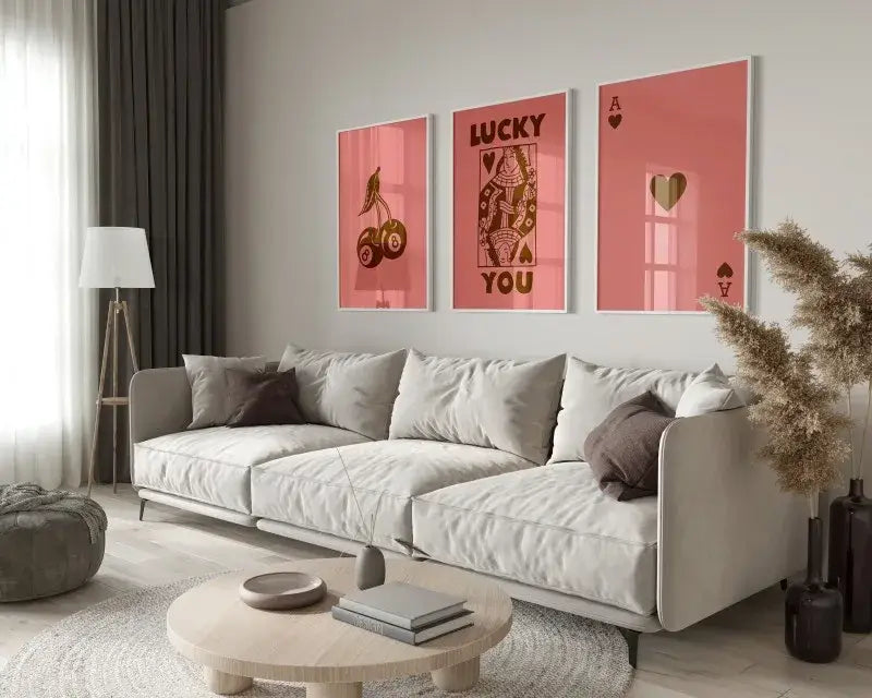 Retro Beige Wall Art