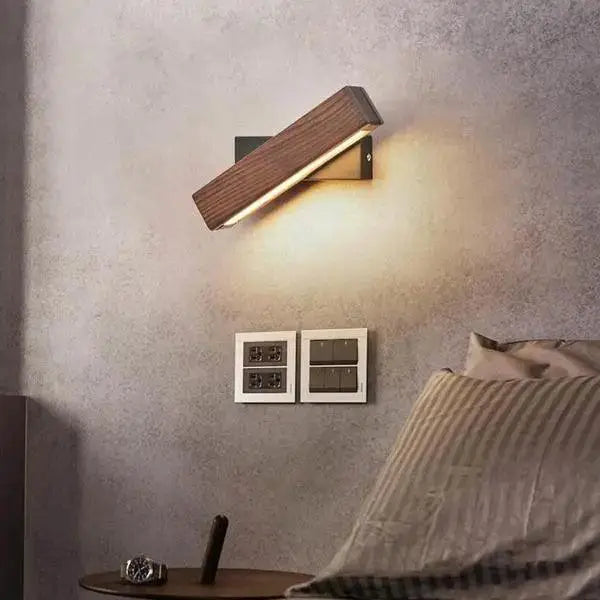 Wooden LED Wall Sconce