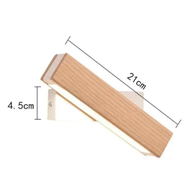 Wooden LED Wall Sconce