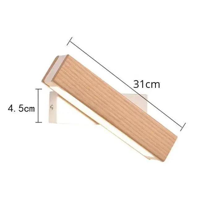 Wooden LED Wall Sconce