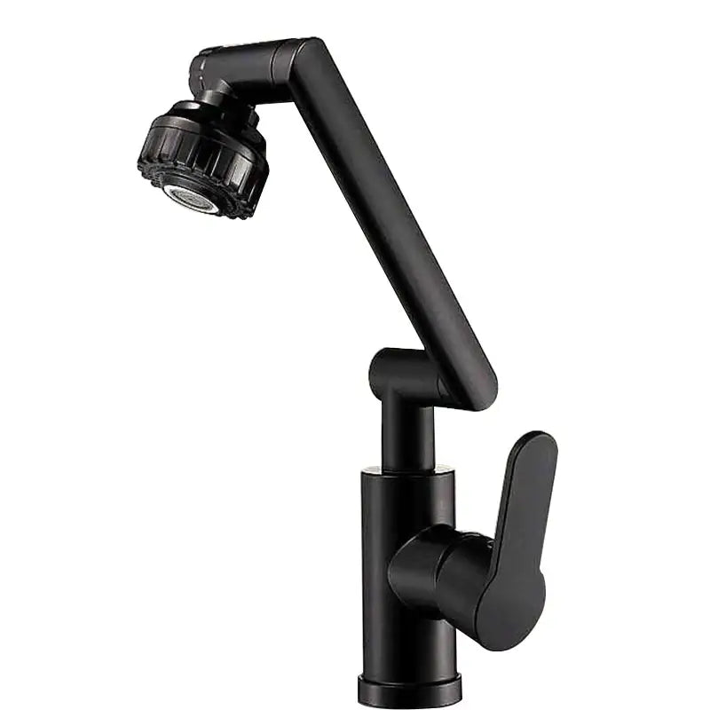 Black Dual-Mode Kitchen Faucet