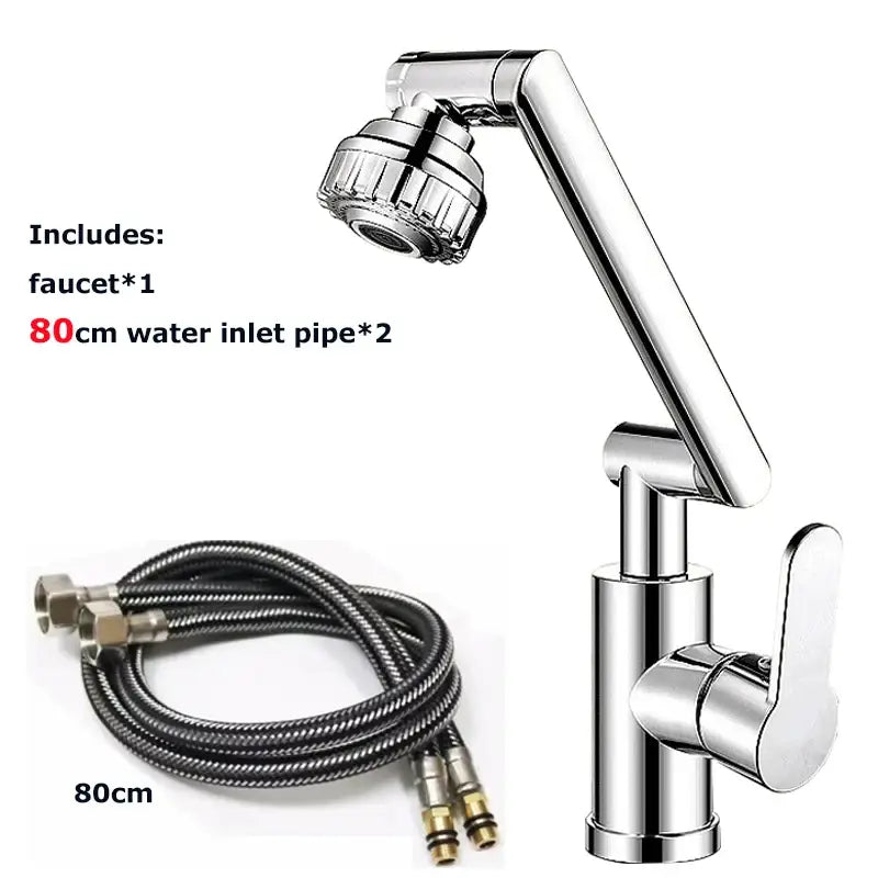 Black Dual-Mode Kitchen Faucet
