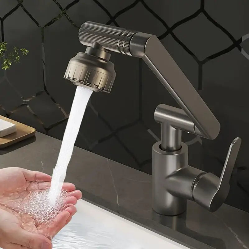 Black Dual-Mode Kitchen Faucet