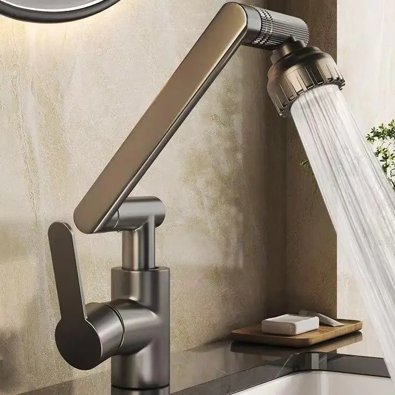 Black Dual-Mode Kitchen Faucet
