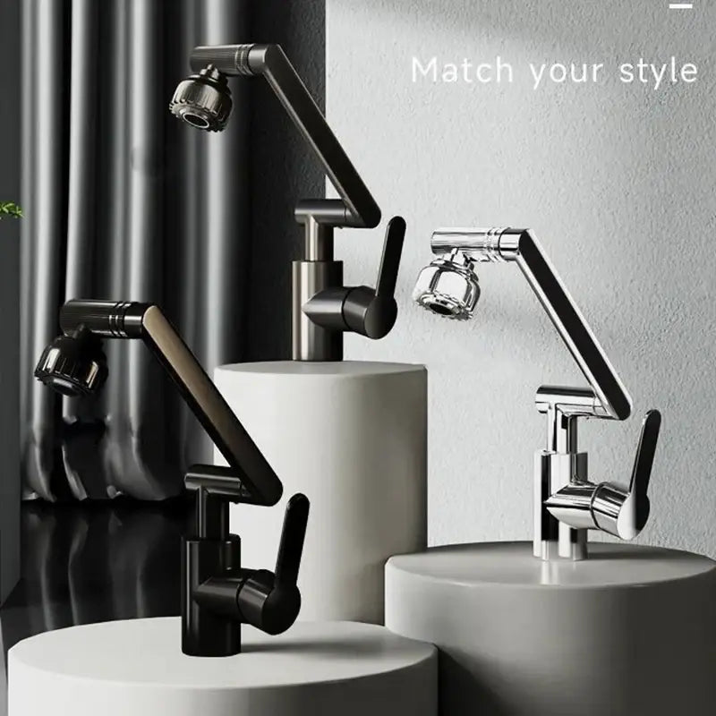 Black Dual-Mode Kitchen Faucet
