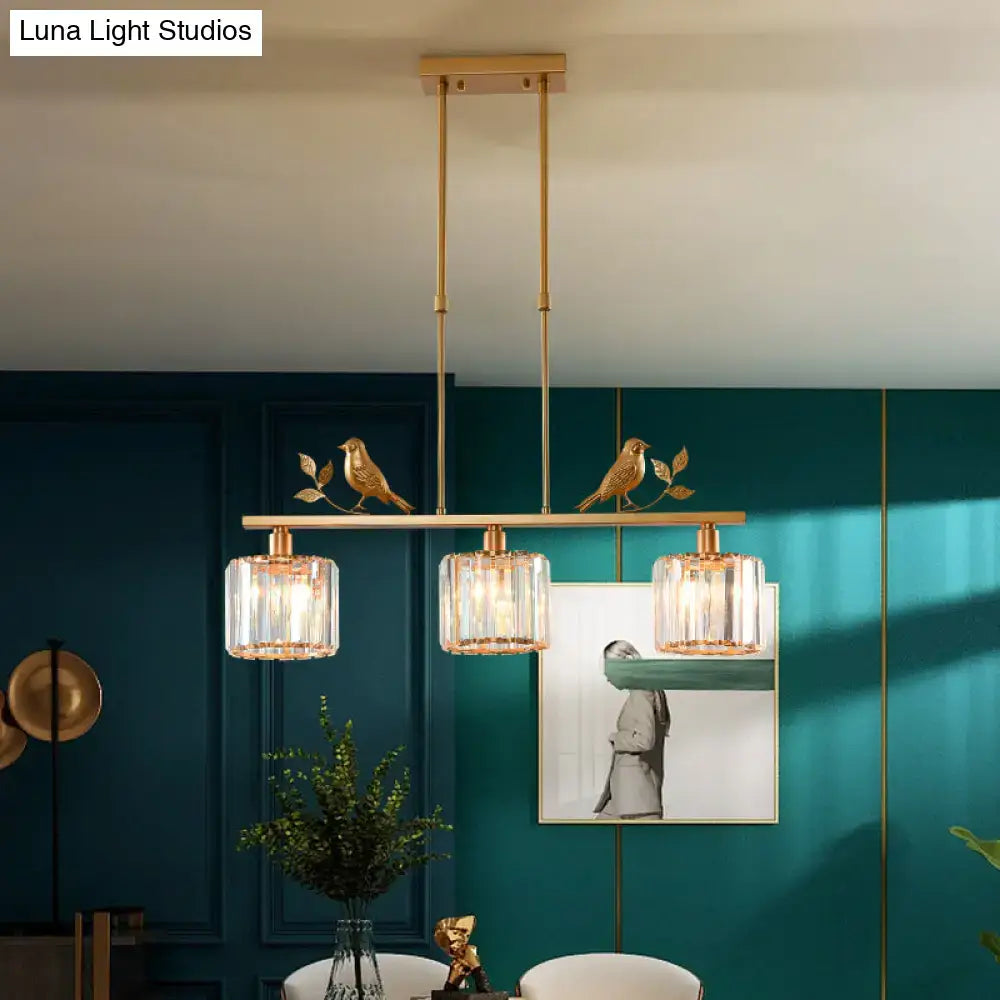 Black Crystal Island Lighting