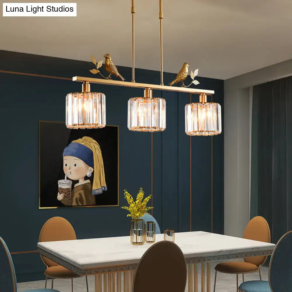 Black Crystal Island Lighting