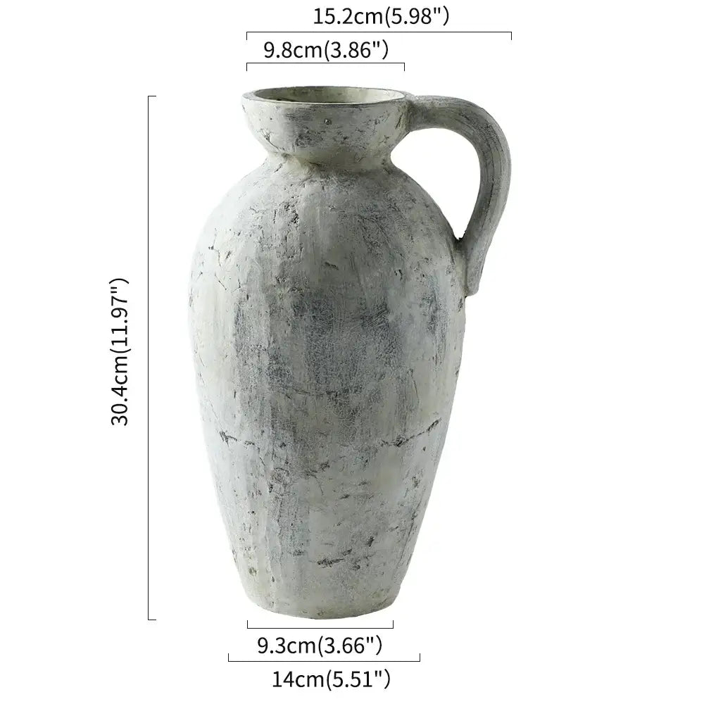 White Ceramic Pottery Vase