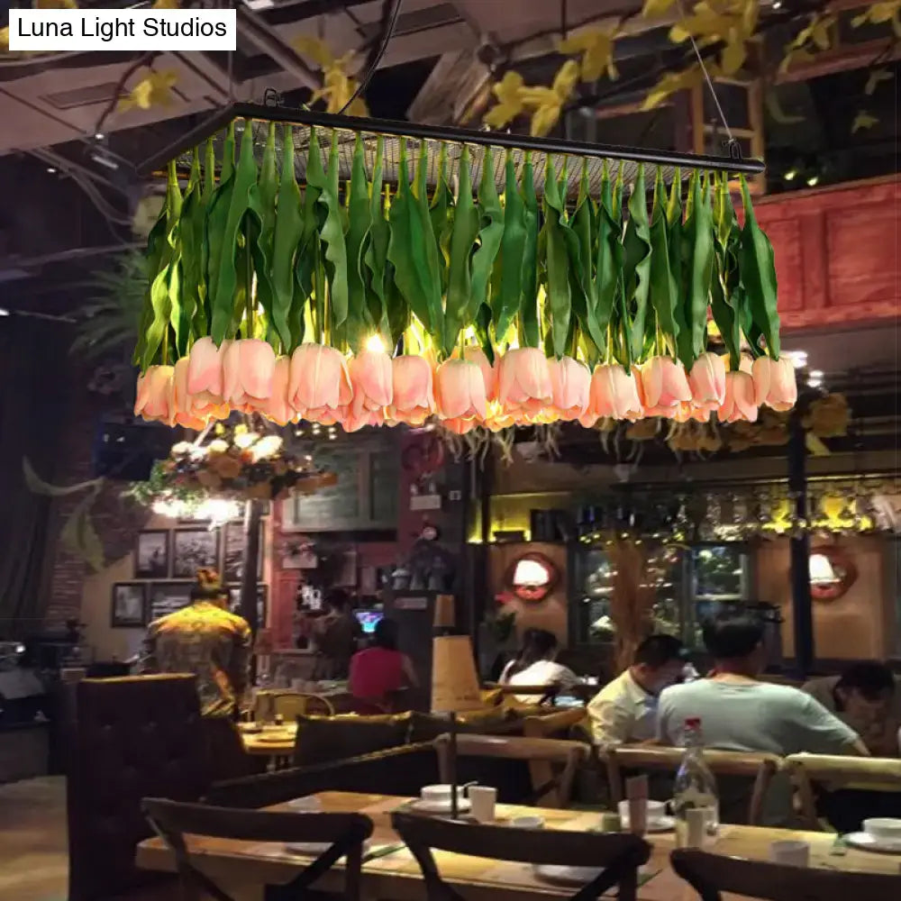 Metal Tulip Island Fixture