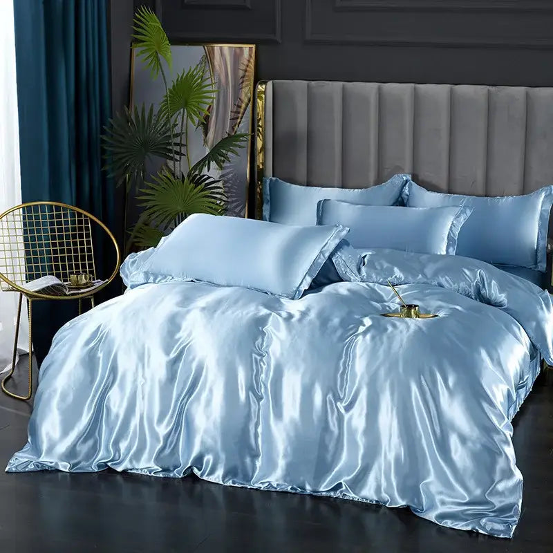 Satin Jade Bedding Set