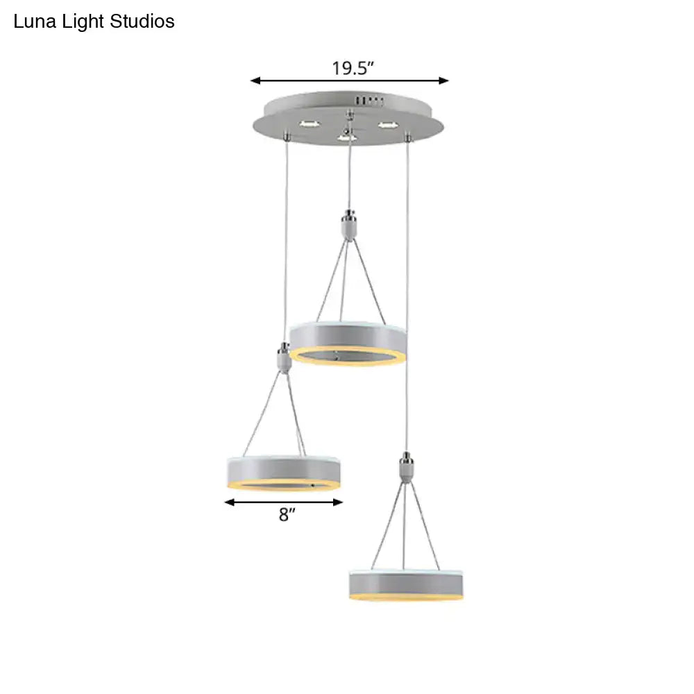 Silver Cluster Ceiling Light