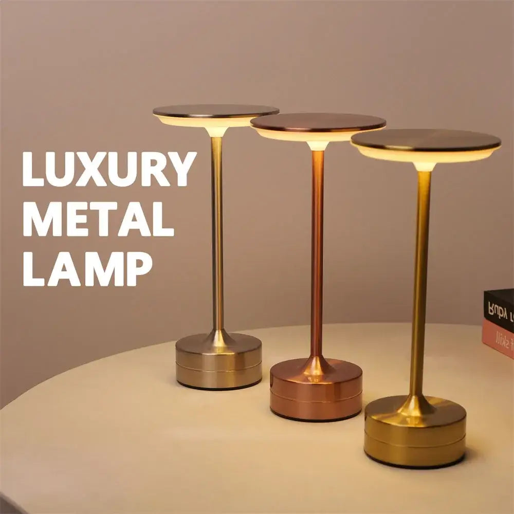 Metallic LED Desk Lamp