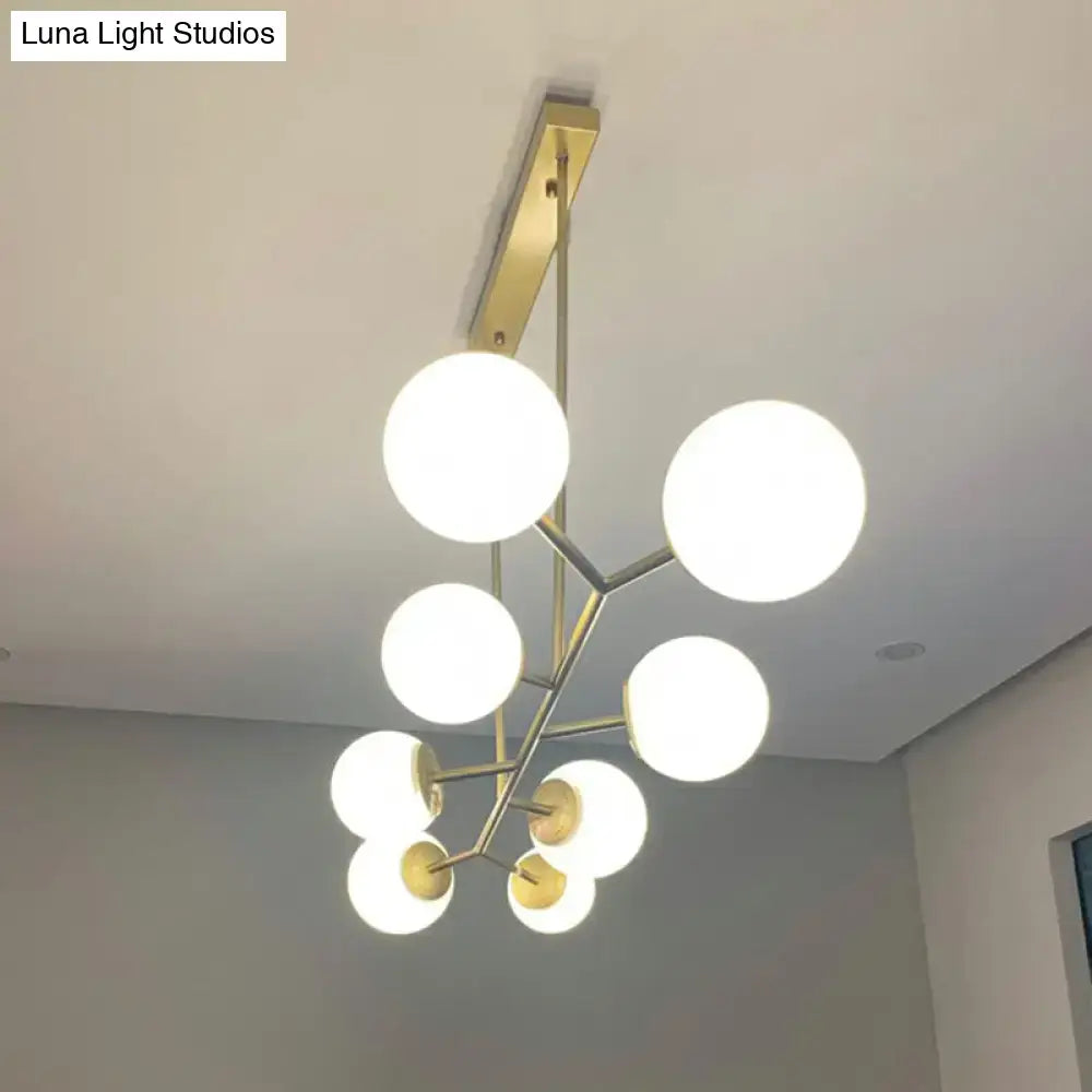 Gold Opal Glass Island Light