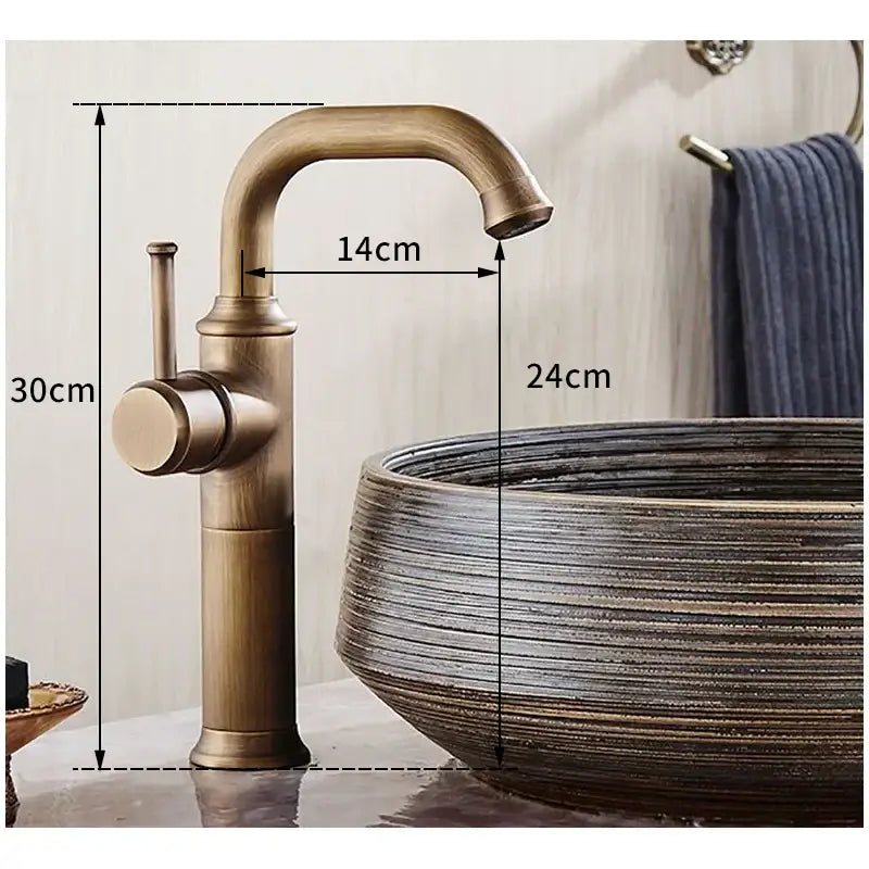 Antique Brass Single Handle Faucet