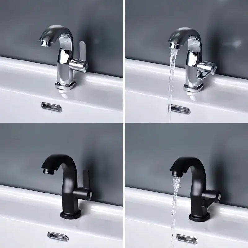 Black Chrome Kitchen Faucet