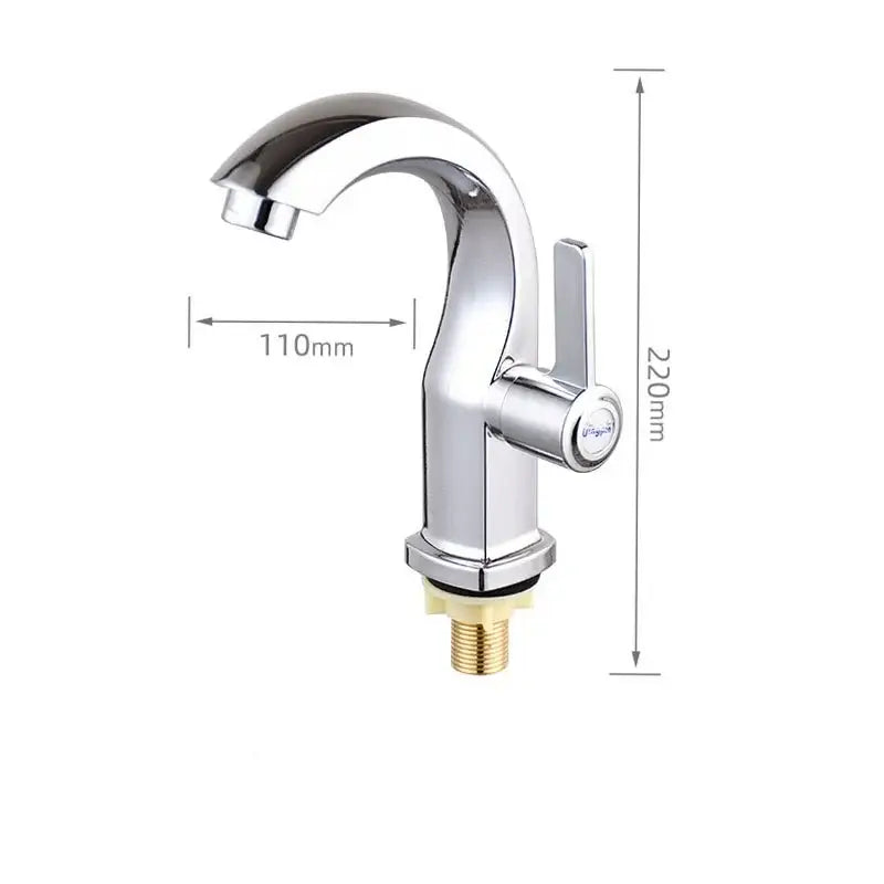 Black Chrome Kitchen Faucet