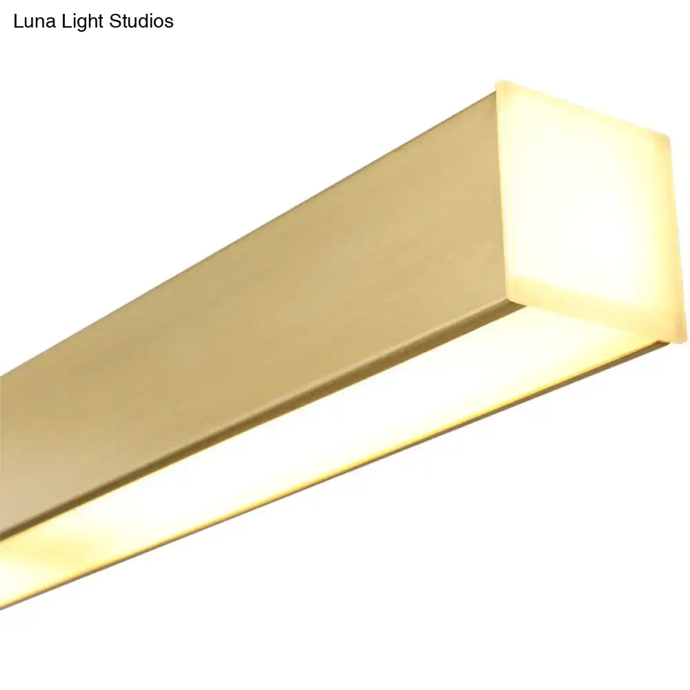 Brass Pole LED Pendant