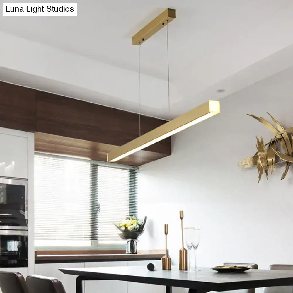 Brass Pole LED Pendant